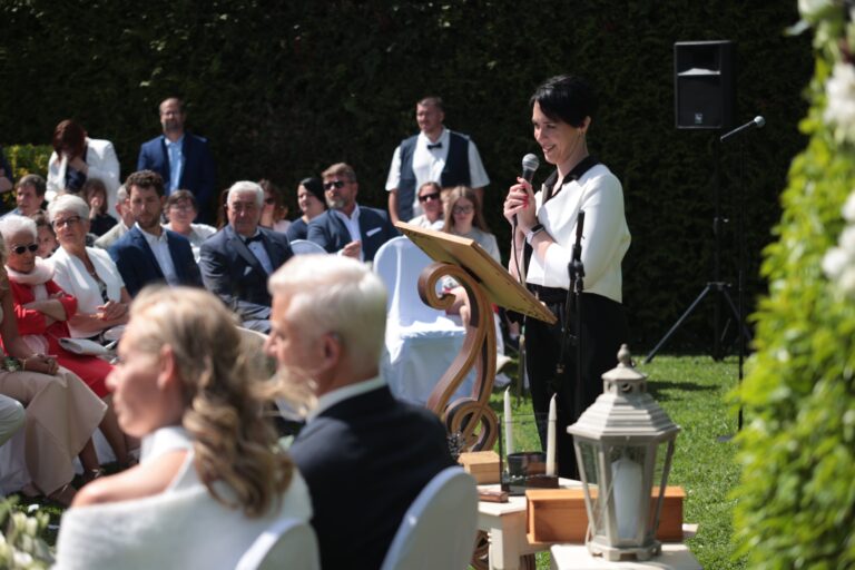 Cérémonie laïque au Domaine du blanc Mesnil, Belgique
